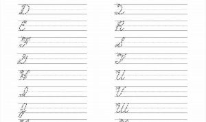 Free Cursive Handwriting Worksheets