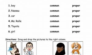 Proper Nouns Worksheet 2nd Grade