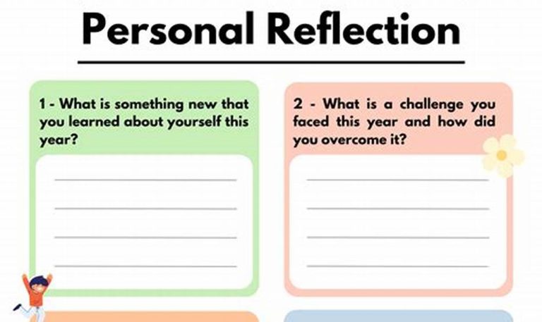 Reflection Worksheet Kids