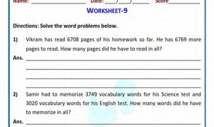 Fourth Grade 4th Grade Maths Word Problems For Grade 4 Addition And Subtraction