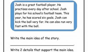 Main Idea And Supporting Details Worksheets With Answers