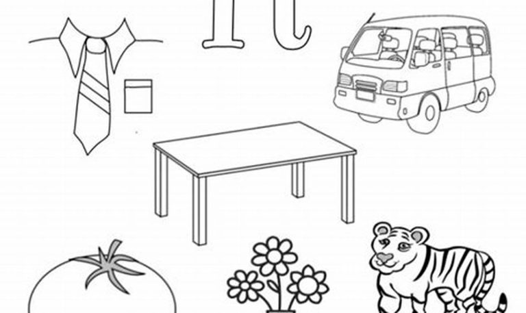 Beginning Letter T Worksheets For Kindergarten