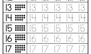 Tracing Worksheets Free Printable Tracing Numbers 1 30