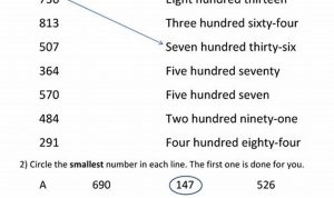 Place Value Writing Numbers In Words Worksheets Grade 3