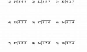 Long Division Worksheets Grade 6