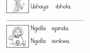 Free Printable Beginner Zulu Worksheets Grade 1