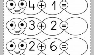 Free Printable Math Addition Worksheets For Kindergarten