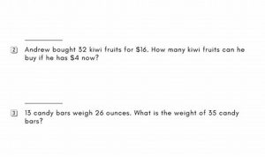 Proportion Word Problems Worksheet 7th Grade With Answers