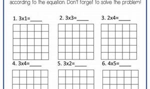 3rd Grade Multiplication Arrays Worksheets