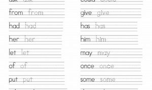 Handwriting Practice Sheets 1st Grade