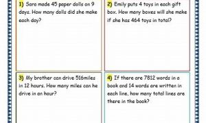 Division Word Problems Grade 3