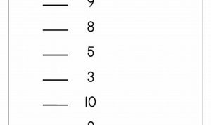 Before Numbers Worksheet 1-10