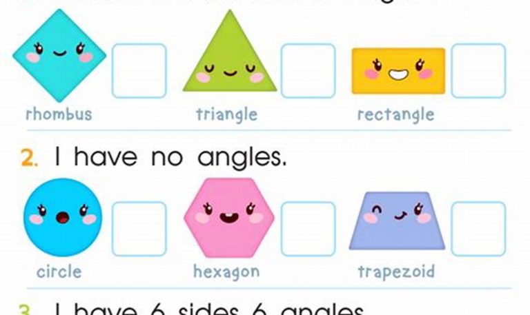 Shapes Worksheets For Grade 2