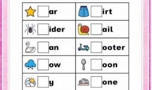 Year 1 English Worksheets Free