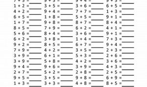 5 Minute Math Drills Addition