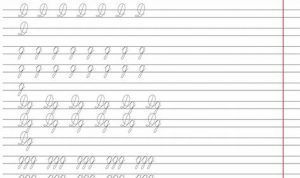 Russian Cursive Practice Sheets