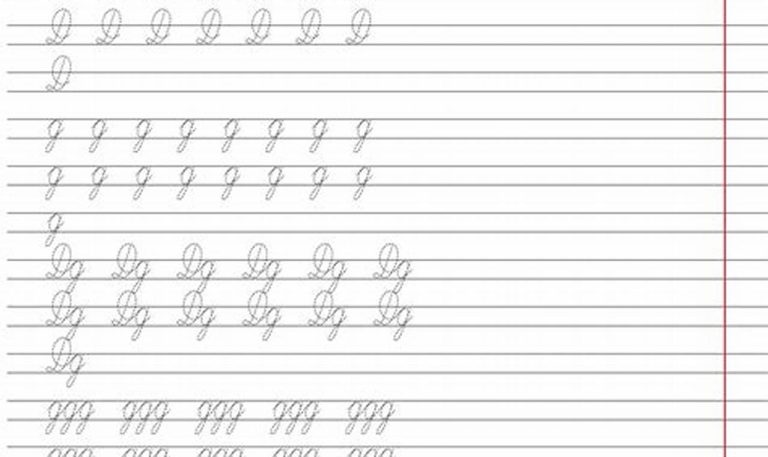 Russian Cursive Practice Sheets