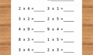 Multiplication Worksheets Grade 2 Printable