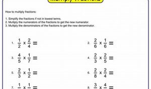 5th Grade Math Worksheets Fractions With Answers