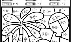 Incredible Color By Number Math Worksheets 1St Grade 2022